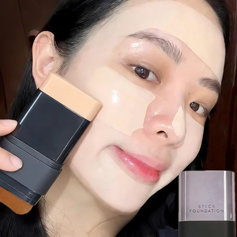 수분감 듀얼 헤드 파운데이션 스틱 스틱 파운데이션 세럼 파운데이션 기미 잡티 강력한 커버 파운데이션 여성 비비크림, 아이보리, 2개 28,000원