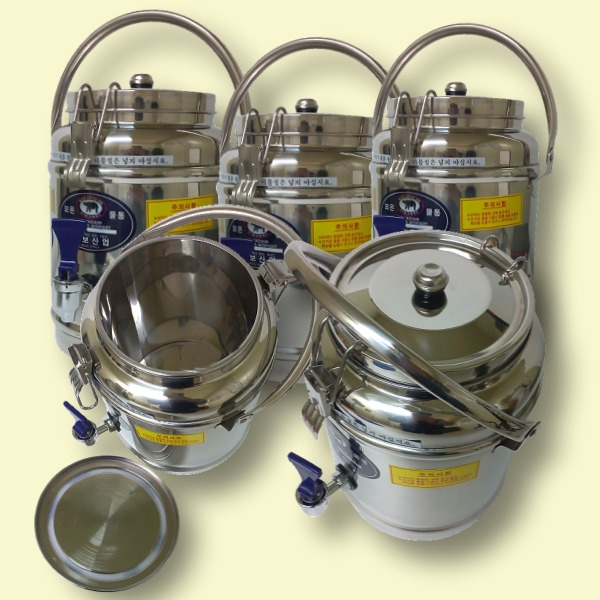 명보산업 국산 업소용 보온 보냉통 8호 8리터 82,900원