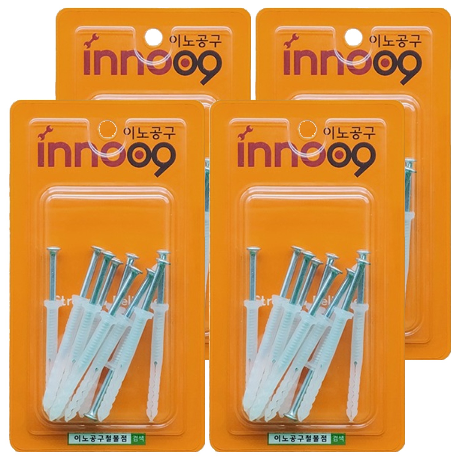 이노공구 콘크리트 칼블럭 일체형 나사못 10p NIT604 9,800원