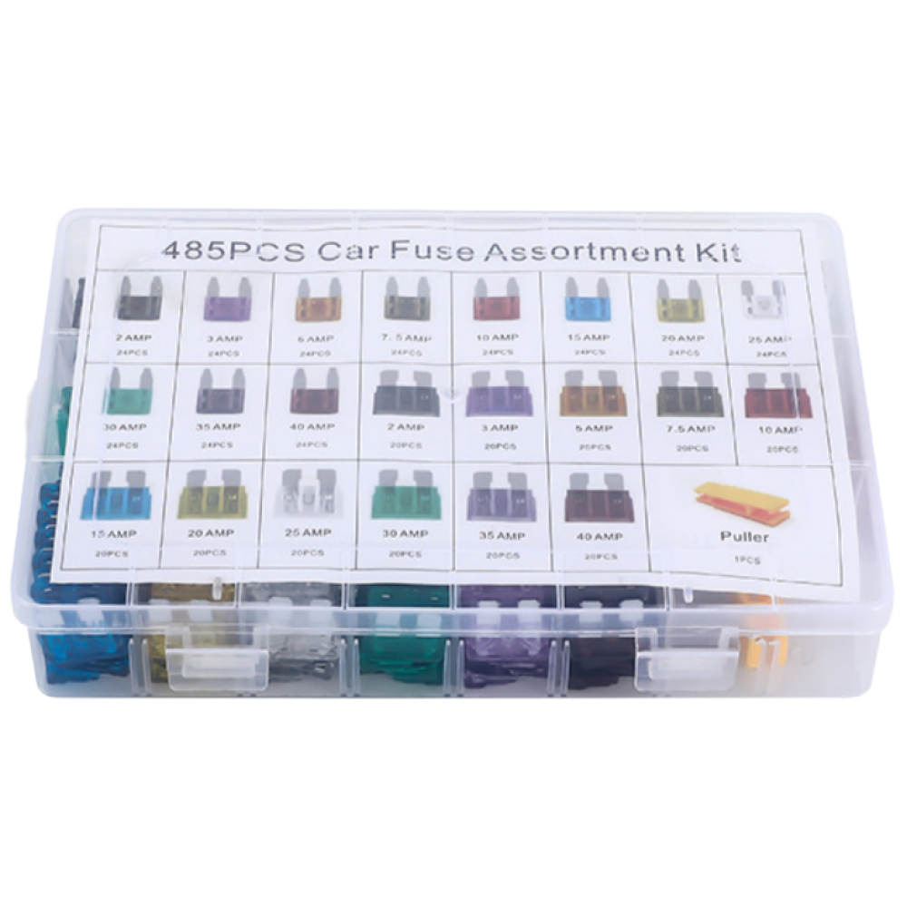(제이케이) 카 자동차용 휴즈 퓨즈 FUSE 신형 2종 대형/소형 ATO/mini 485pcs CAR FUSES 36,400원