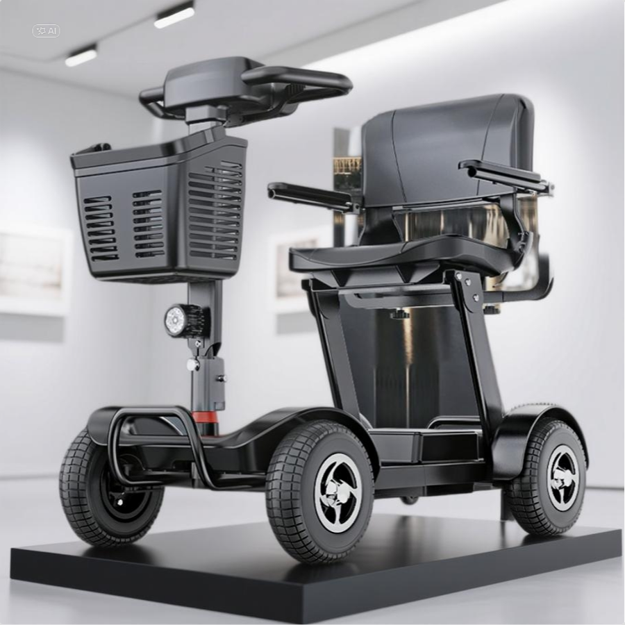 아트테크 경량 접이식 전동스쿠터 전기스쿠터 전동카트 전동 휠체어 대용 노인 장애인 어르신 시니어 노약자 용 부모님 효도선물 4륜 쇼핑용 출퇴근 활동보조 774,100원