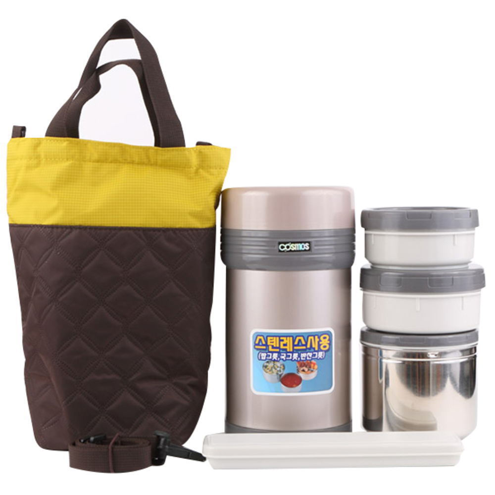 코스모스 보온 따끈 큰도시락 1.8L 세트, 혼합색상, 1세트 65,210원