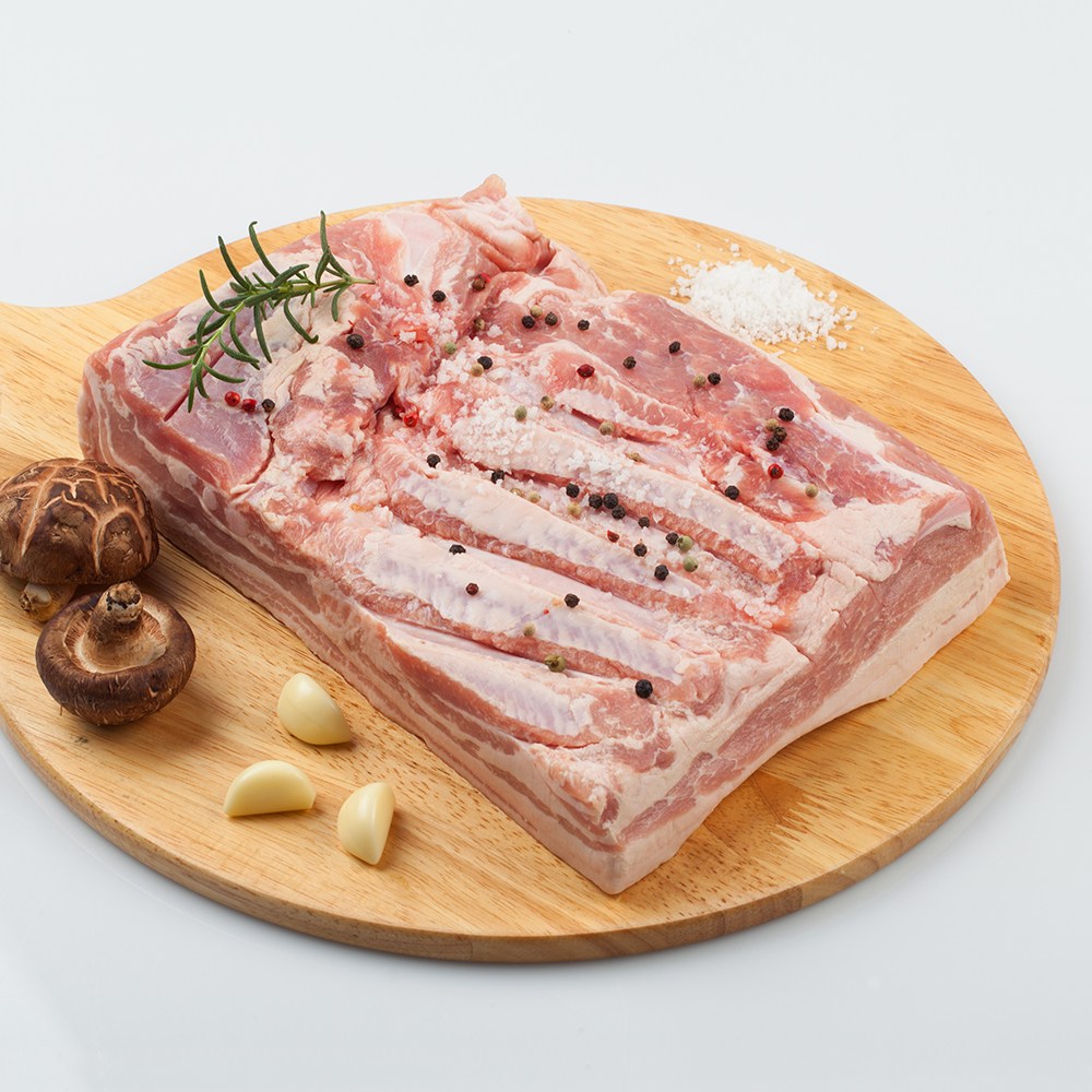 유황한돈 냉장 통삼겹살 구이 수육 바베큐용, 3kg, 1개 79,990원