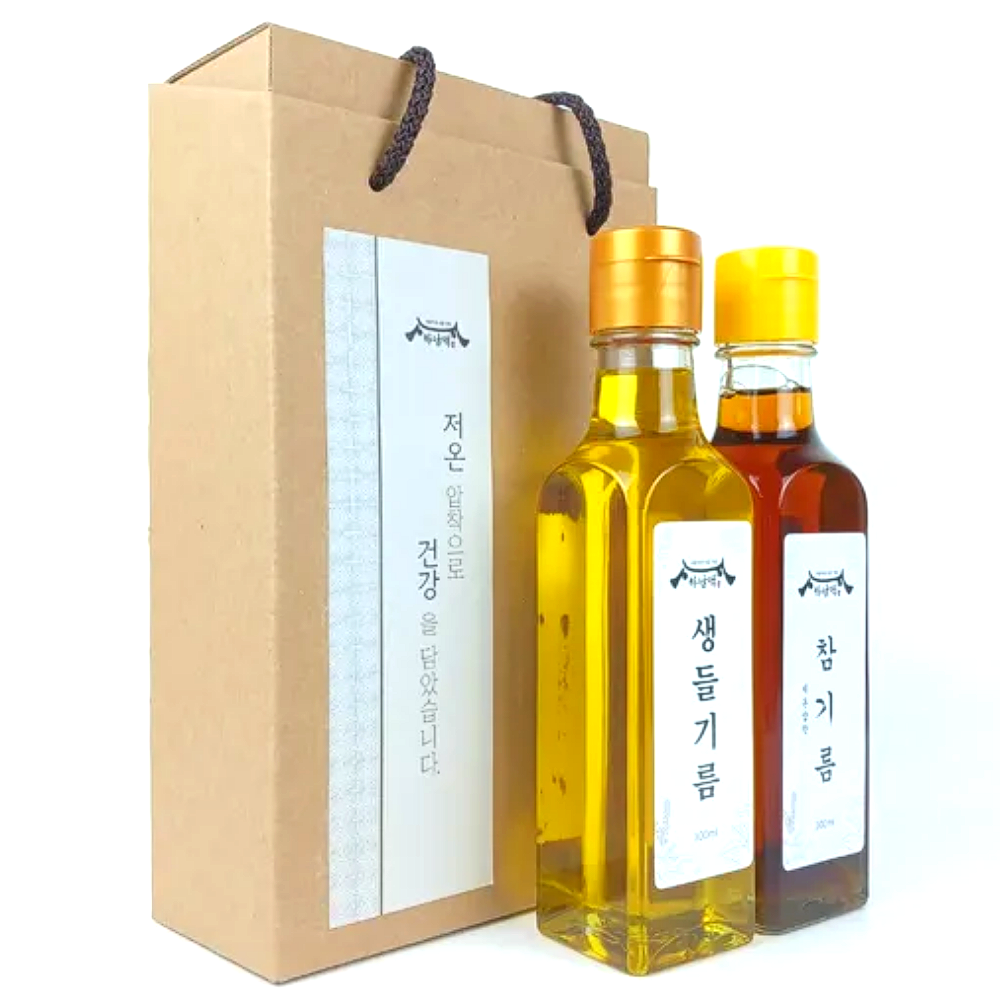 하남댁 저온압착 생들기름300ml+참기름300ml 선물세트, 1개 19,760원