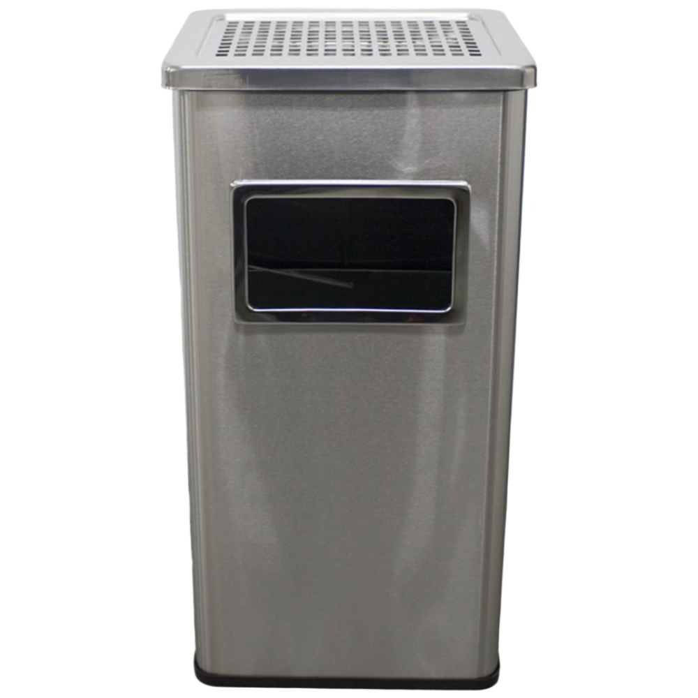 대주기획 68cm 대형사이즈 스텐 스텐드 재떨이 겸 휴지통 사각 실버색, 1개 69,900원