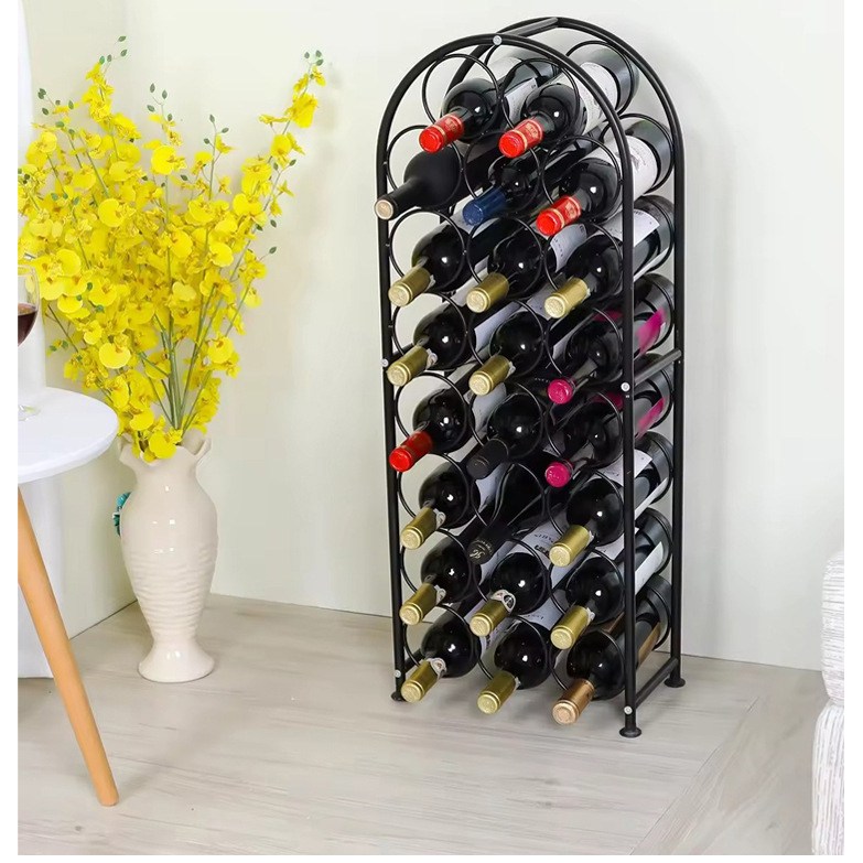 철제 모던 와인랙 와인선반 와인 거치대 와인보관대 모던 와인잔거치대 인테리어 바 홈 데스크 액세서리(전체 조립 후 출고), 1개 99,880원