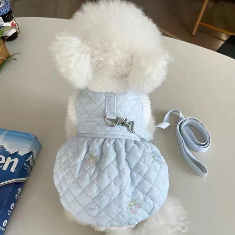 보리펫 반려동물 패딩 원피스 핑크1개, 1개, 블루 14,150원