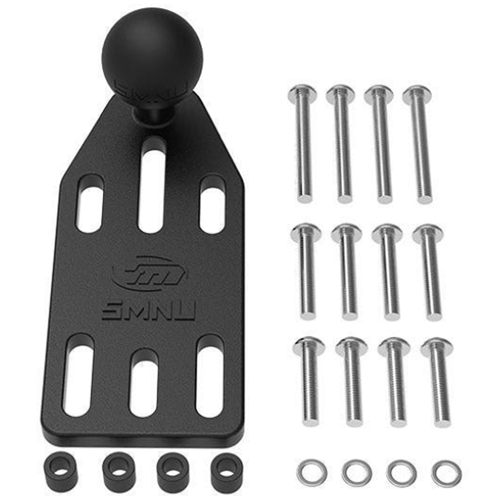 SMNU 마스터실린더볼 마운트 오토바이 거치대 브라켓 25mm, 브라켓-25mm, 블랙 16,300원