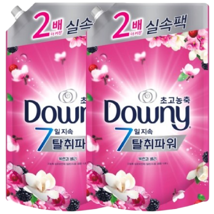 다우니 고농축 섬유유연제 7일 탈취파워 목련과 베리 리필 15,080원