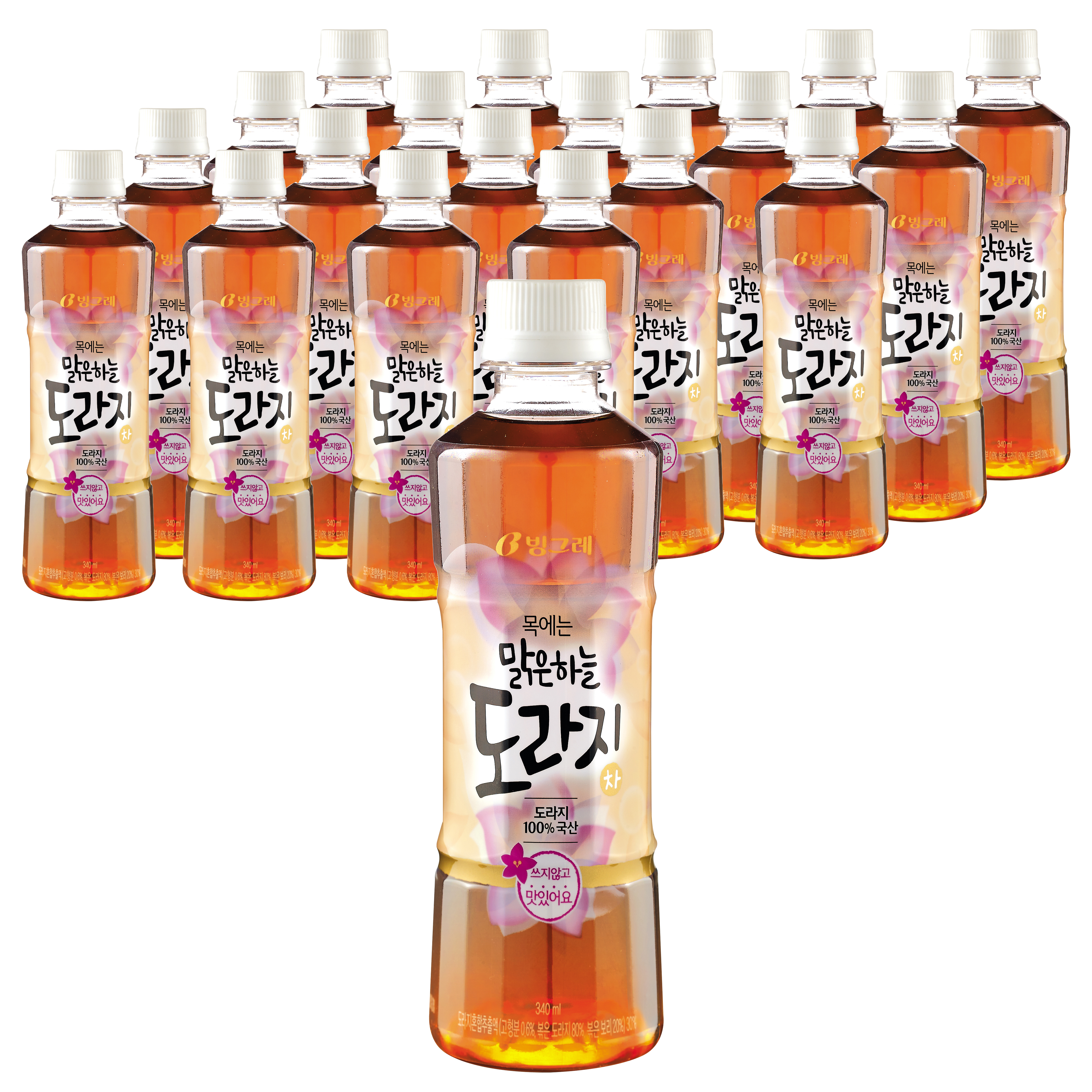빙그레 맑은하늘 도라지차, 340ml, 20개 14,890원