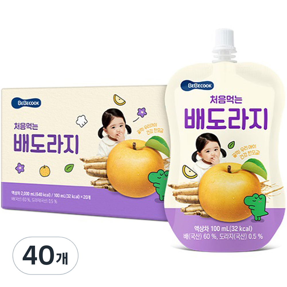베베쿡 처음 먹는 배도라지 유아 음료 35,060원