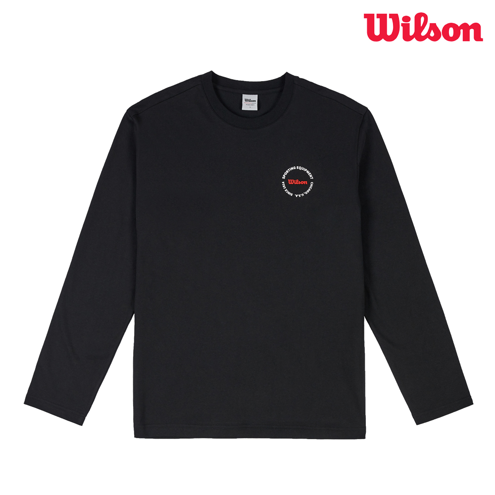 윌슨 코튼 긴팔티 써클 CRCL 7647 블랙 봄 가을 라운드 티셔츠 28,350원