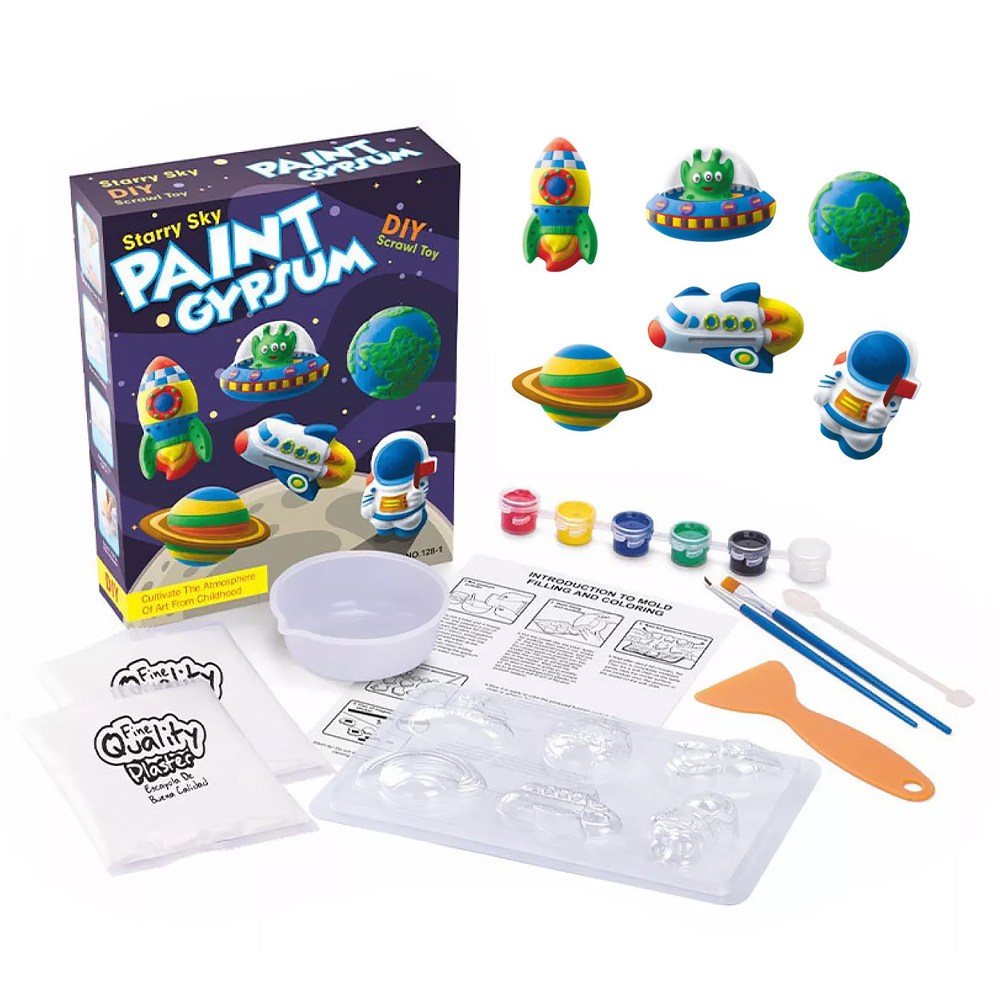 티처스 컬러링 석고모형 냉장고자석 만들기 - 우주, 단품 7,200원