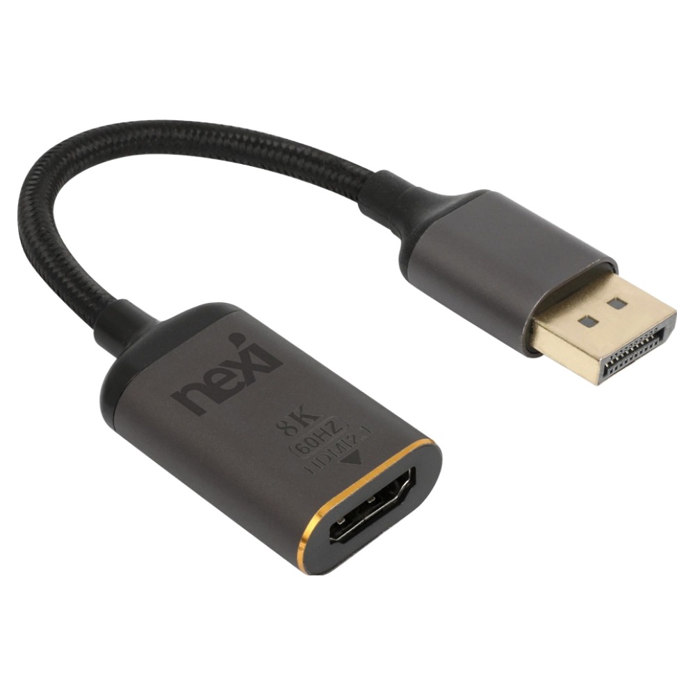 넥시 DP 1.4 to HDMI 2.1 8K 컨버터 NX1337, 1개, NX-DPHD-8K 26,200원