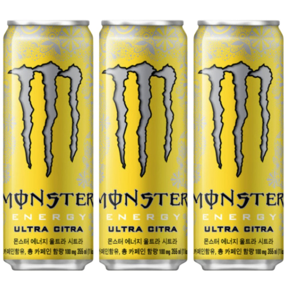 [특가] 몬스터 에너지 울트라 시트라, 355ml, 24개입 31,200원