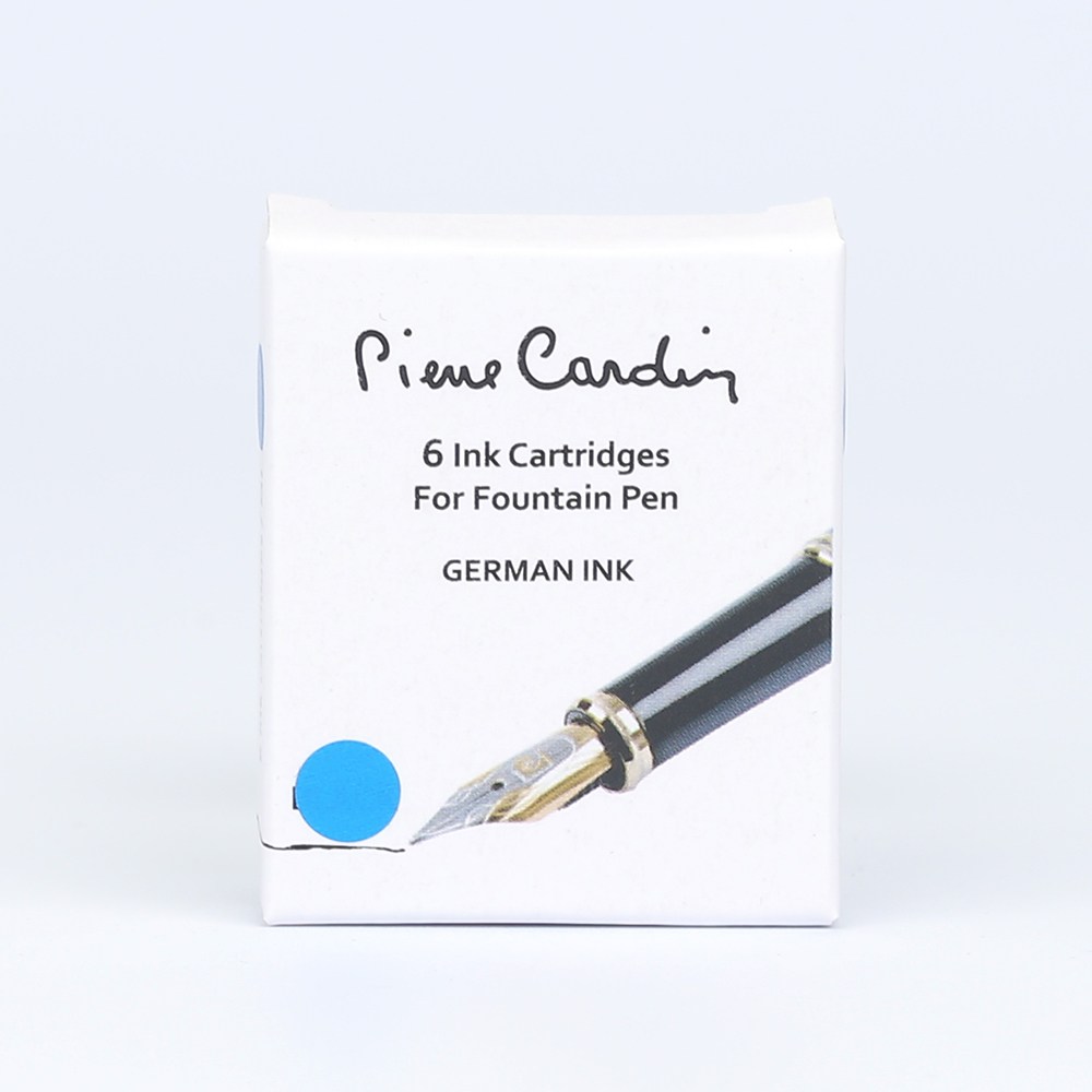 피에르가르뎅 만년필 카트리지 블루 6개입 국제 표준 규격 6,300원
