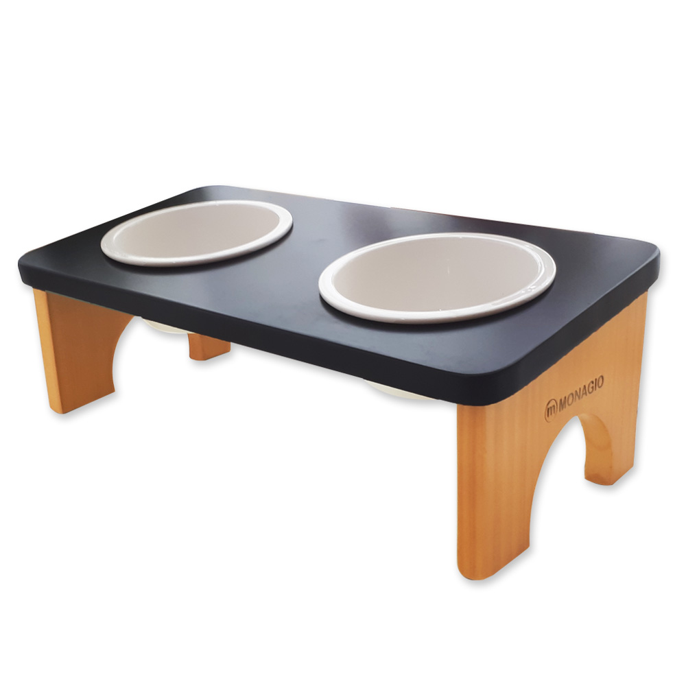 하늘정원 스위트 애견원목식기 2구 도자기 16,800원