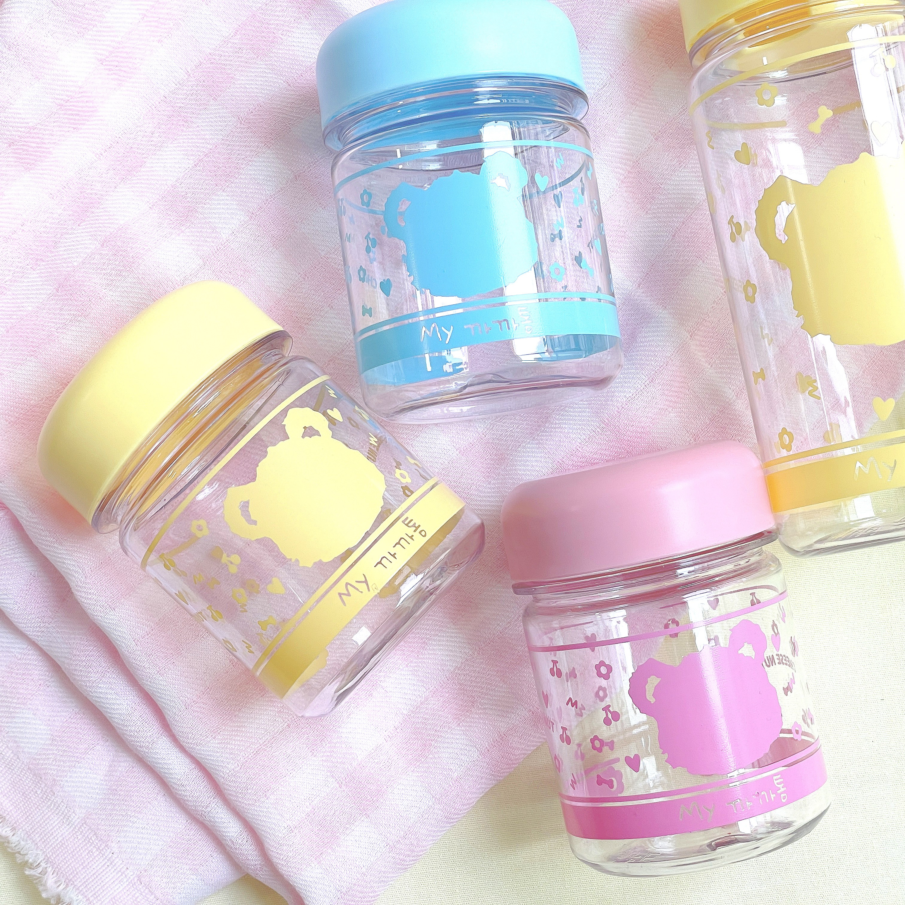 치즈넛 MY곰 까까통 강아지 간식통 휴대용 물통 사료통 150ML /350ML 7,500원