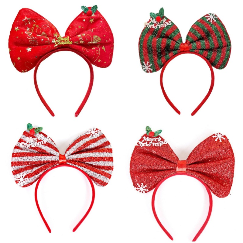 뷰티 크리스마스 파티팩 리본 머리띠 4종세트 10,900원