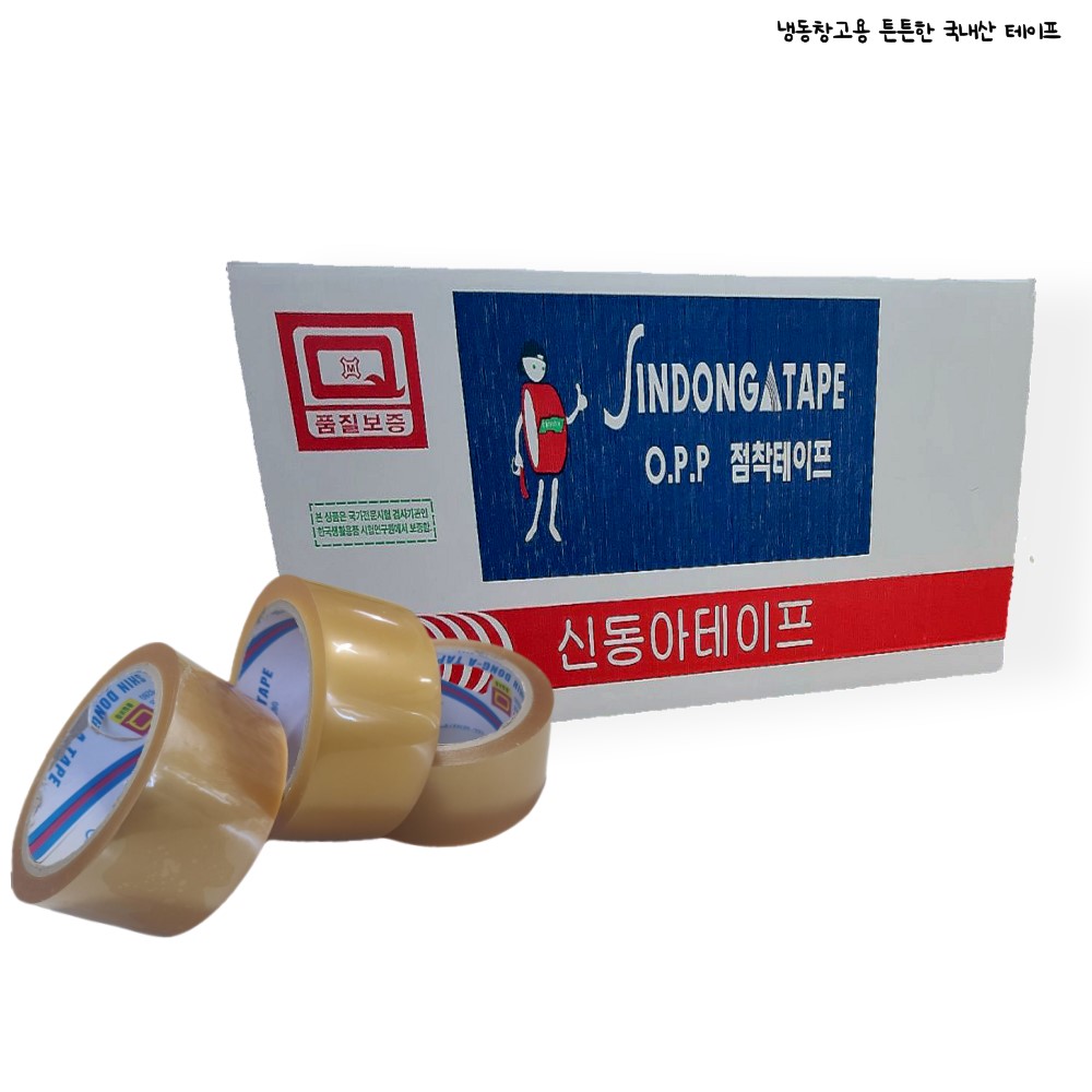 신동아 박스테이프 50 m X 50 개, 50개, 투명 39,890원