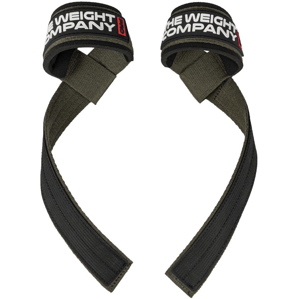 더웨이트컴퍼니 프로 헬스 스트랩 논슬립 양손 세트, 카키, 1개 24,410원