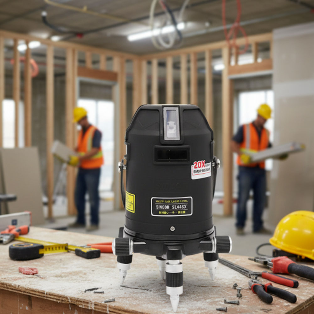 SINCON 라인레이저레벨기 SL445X 20배밝기 5포인트 자동레벨 4V4H1D, 1개 566,500원