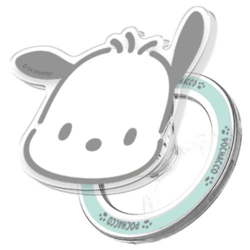 (정품)산리오 큐티 그립 투명 마그네틱 스마트톡+자석링(맥세이프 호환), 큐티_포차코, 1개 19,500원