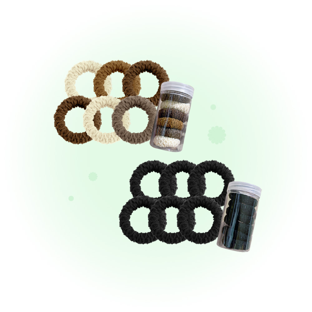 돌리타이 포니테일 데일리 머리끈 6개입 세트 4,400원