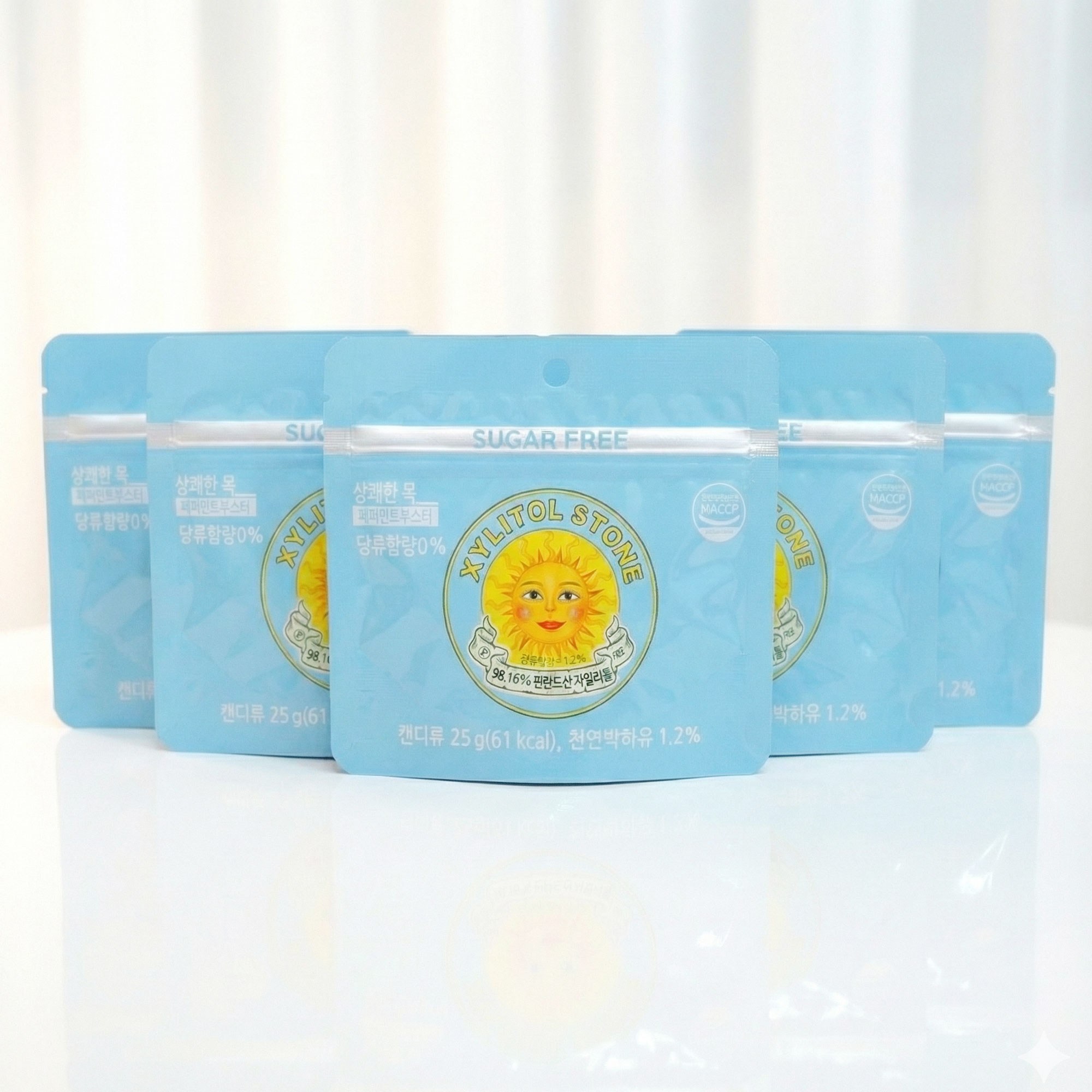 상쾌한 목 페퍼민트 부스터 자일리톨 스톤 11,870원