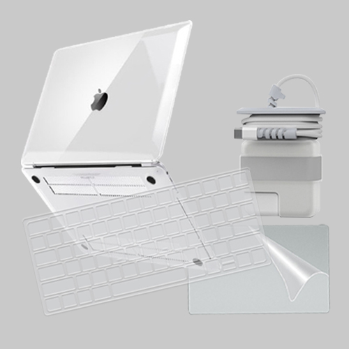 와이즈 맥북에어 15인치 M2 풀세트(투명 하드 케이스 + 투명 키스킨 + 트랙패드 필름 + 어댑터 케이스) A2941(M2), 1개 44,600원