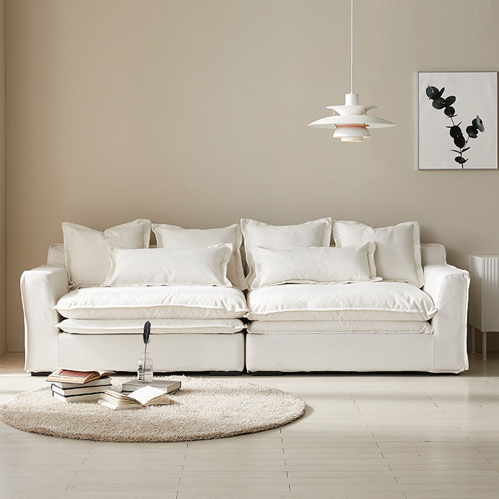 파로마 홈즈 포리 프리미엄 구스 4인 소파 HPN318-1 833,000원