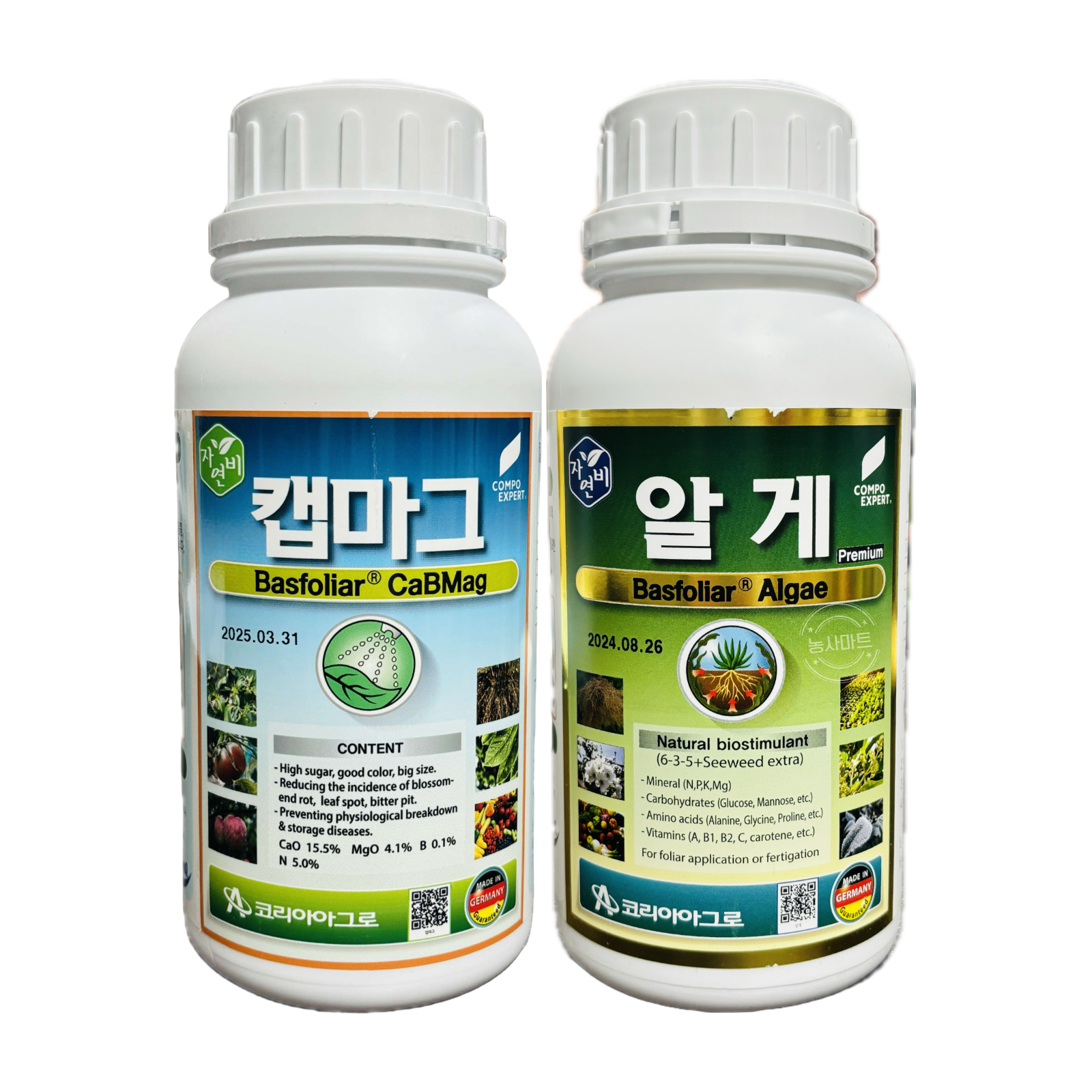 [농사마트] 캡마그 500ml + 알게 500ml 칼슘 마그네슘 고추칼슘제 해조추출물 배추 식물영양제 코리아아그로 사은품 랜덤씨앗 51,700원