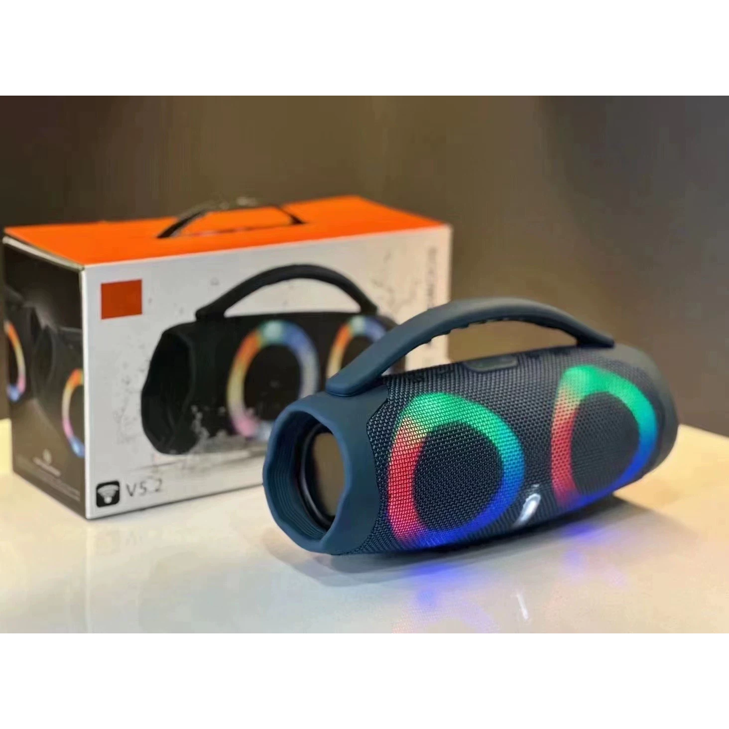 로로랜디 대형 블루투스 스피커 100w 방수 레크레이션 강의용 무선 우퍼 행사 축제 공연 노래방, 블루 25,800원