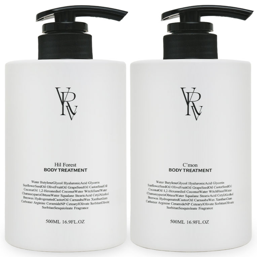 베르뷔 퍼퓸 바디트리트먼트 500ml 세트 힐포레스트(숲의공기)+씨몬(라임바질), 1세트 75,000원