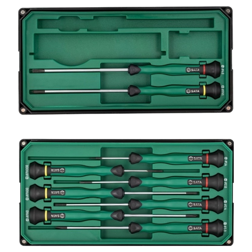 사타 정밀 및 일자 및 십자 드라이버 9종 세트 09316 24,300원