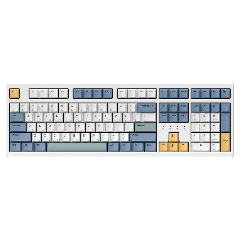 한성컴퓨터 염료승화 8K 4K 가스켓 유무선 기계식 키보드 ROSE PINK 45g 99,000원