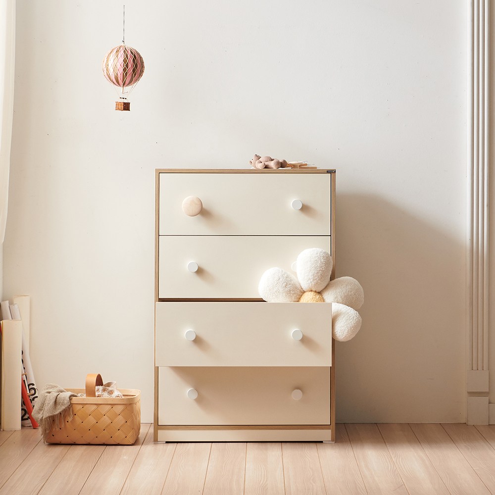 소르니아 카이 아기옷장 베이비장 서랍장, 베이지, 1단 398,000원