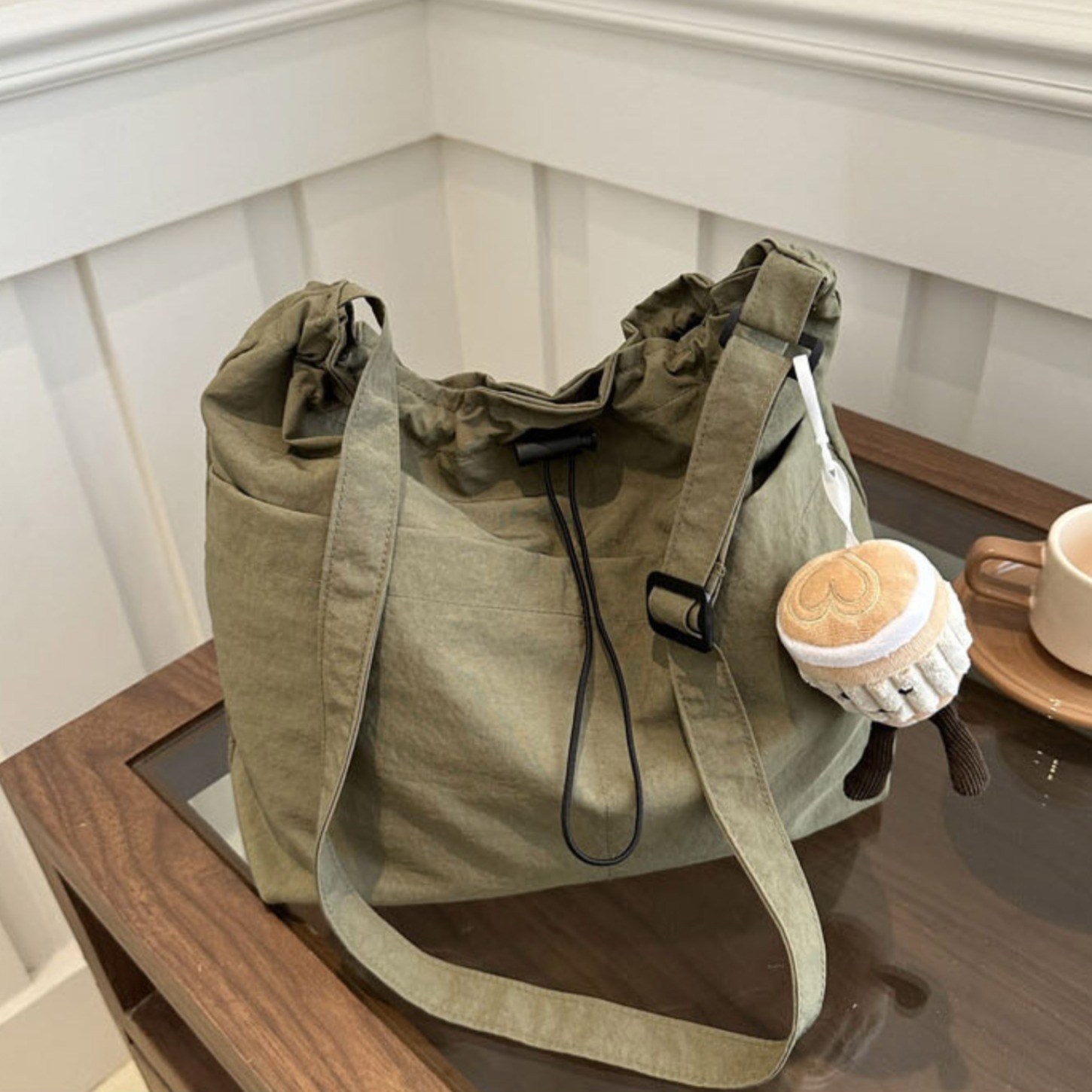 모노바운드 캔버스백 바스락 복조리백 숄더백 크로스백 남여공용 여행 가방 학생 22,900원