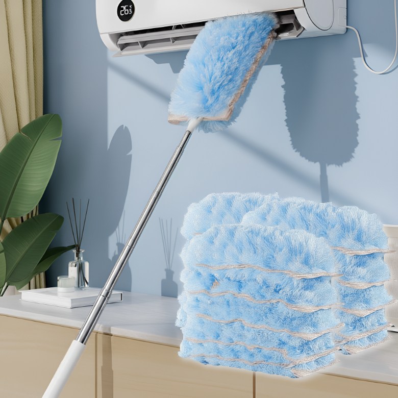 위벨라 길이조절이 가능한 먼지털이, 1세트, 핸들 1개 + 양면리필 20p 10,000원