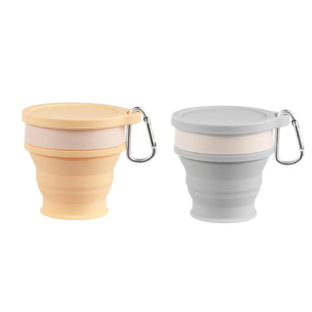 다다란 접이식 휴대용 경량 백패킹 등산 물컵 220ml 실속세트 2P 14,580원