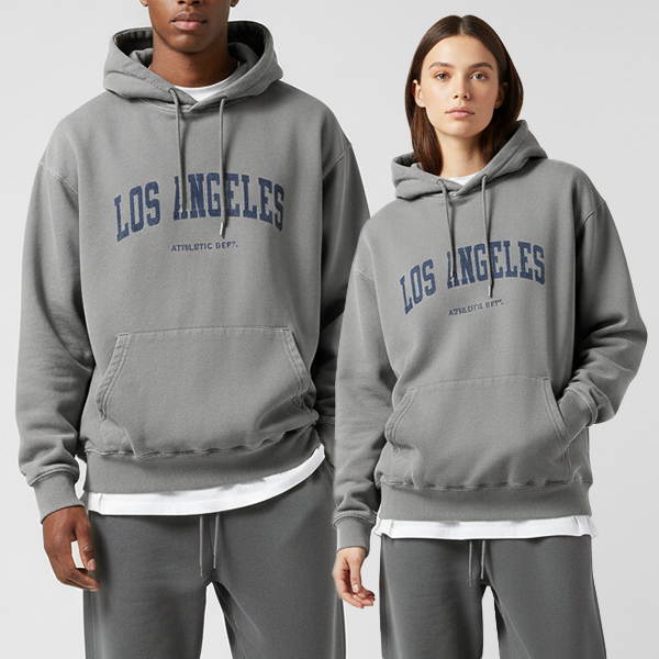 리얼슬로우 남녀공용 LA DEPT 피그먼트 오버핏 후드티 44,800원