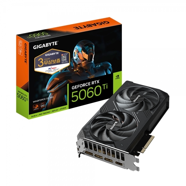 GIGABYTE GIGABYTE 지포스 RTX 5060 Ti WINDFORCE OC D7 16GB 피씨디렉트 1,000,450원
