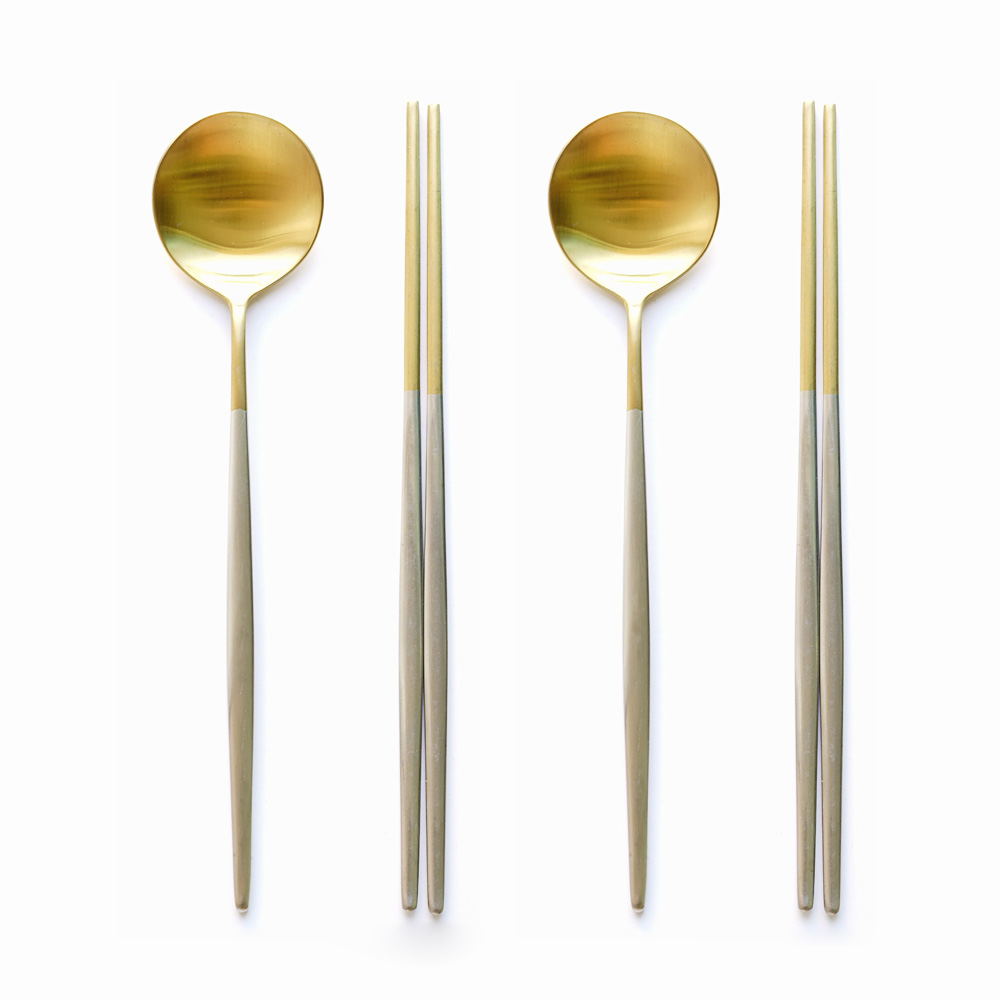 국산 아벨라 무광투톤 수저 2인세트 38,800원