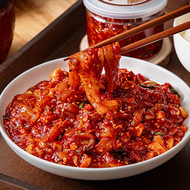 밥도둑푸드 전라도식으로 양념된 프리미엄 오징어젓갈 9,800원