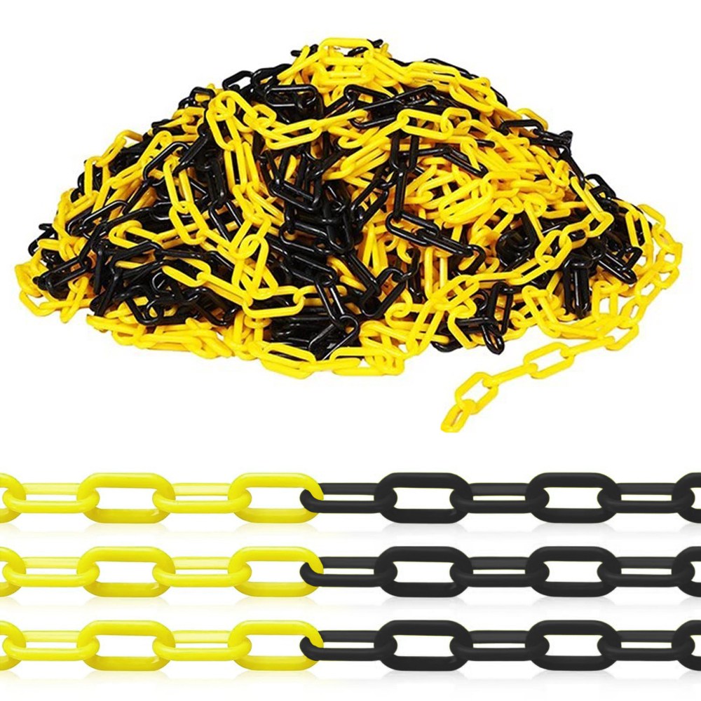 ITL 플라스틱 체인 사슬 롤체인 안전 바리게이트 주차장 주차 금지 10m 8,000원