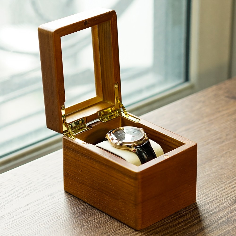 헤리티지원 원목 시계보관함 손목시계 케이스 4구 3구 1구 수작업 방식 프리미엄 통원목 58,800원