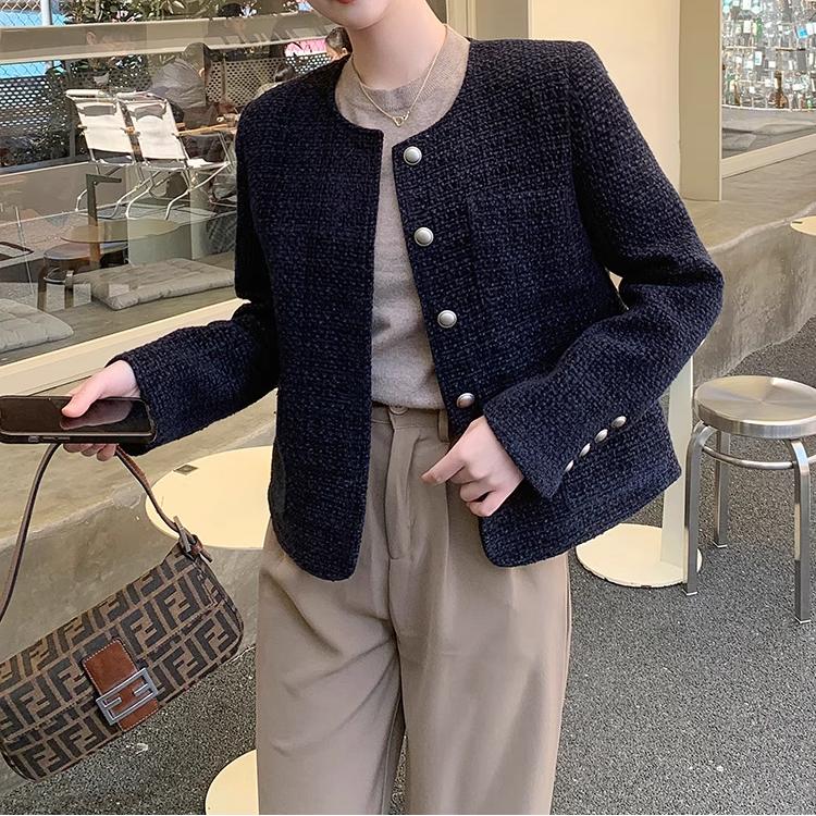 VividChic 여성 봄 가을 하객룩 데일리룩 긴팔 고급 트위드 자켓 여성 재킷 63,800원