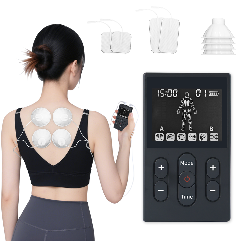 DDJJ 저주파 마사지기 가정용 2채널 EMS 마사지기 20단계 충전식 39,900원