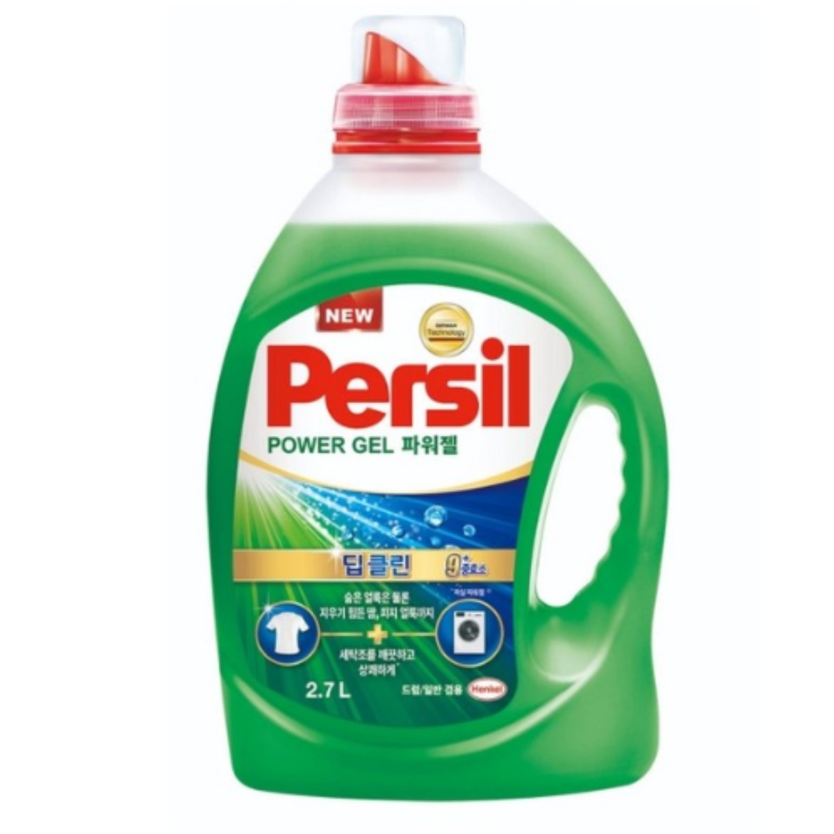 [ 퍼실 ] 9중효소 액상세제 딥클린 파워젤 플러스 드럼 일반 겸용 본품, 2.7L, 2개 28,900원