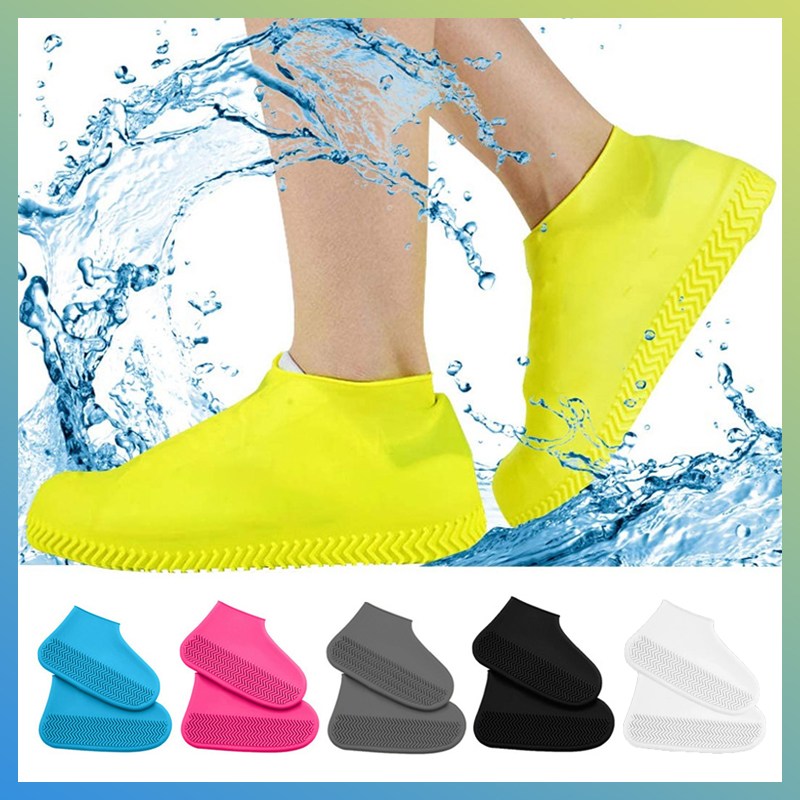 슈즈방수커버 한쌍 운동화 신발보호 실리콘 신발덮개 방수덧신 레인슈즈 장화 아동용 성인용 다회용 1,590원